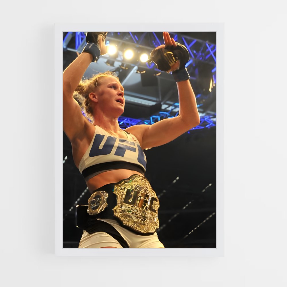Poster Holly holm – affiche MMA (vue 3)